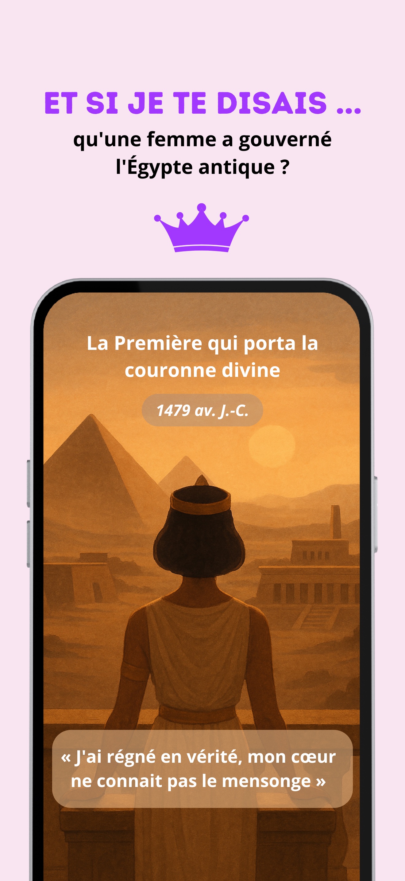Et si je te disais qu'une femme a gouverné l'Égypte antique ?
