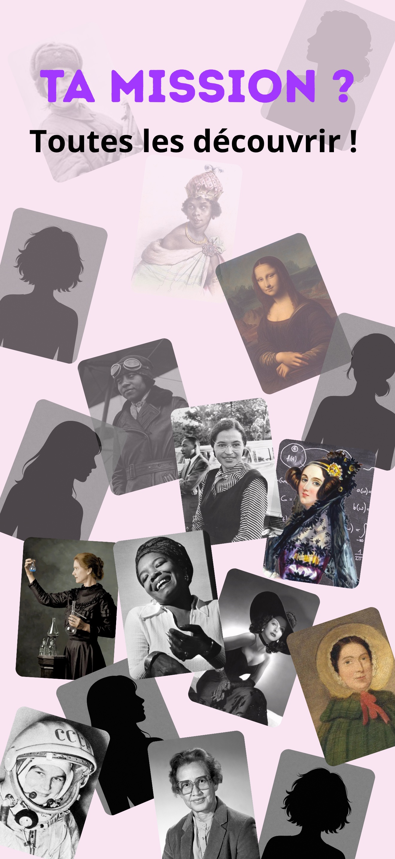 Collection de portraits de femmes extraordinaires